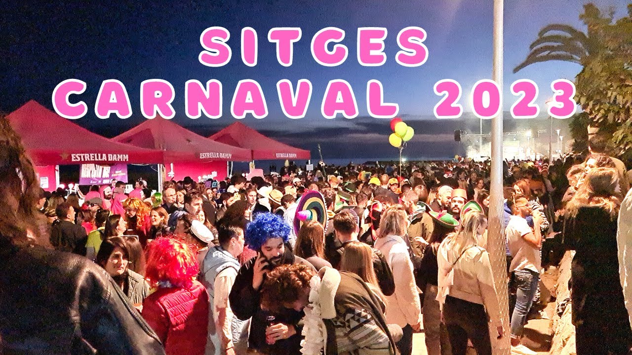 CARNAVAL SITGES 2023 || BEACH PARTY