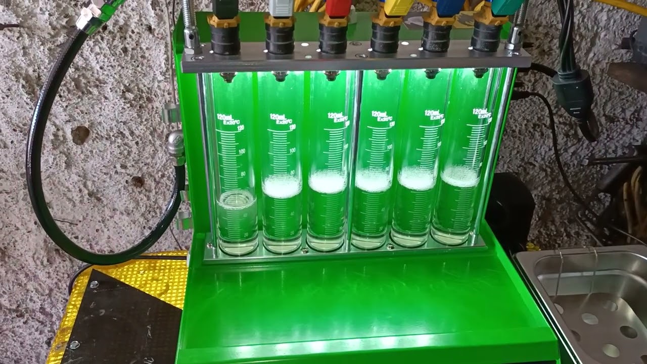 PRUEBA A INYECTORES EN LABORATORIO