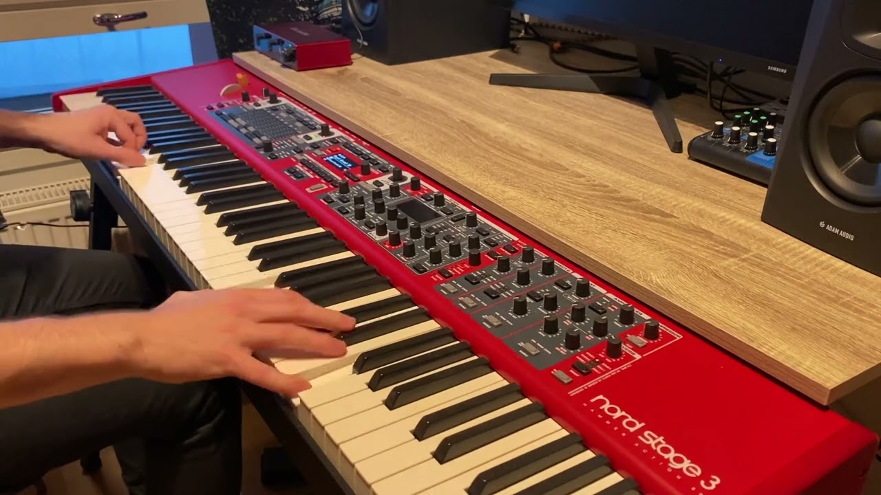 Piano rock boogie jam