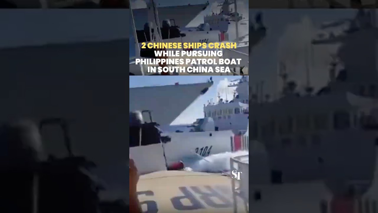 2 Chinese vessels collide while chasing Philippines patrol boat