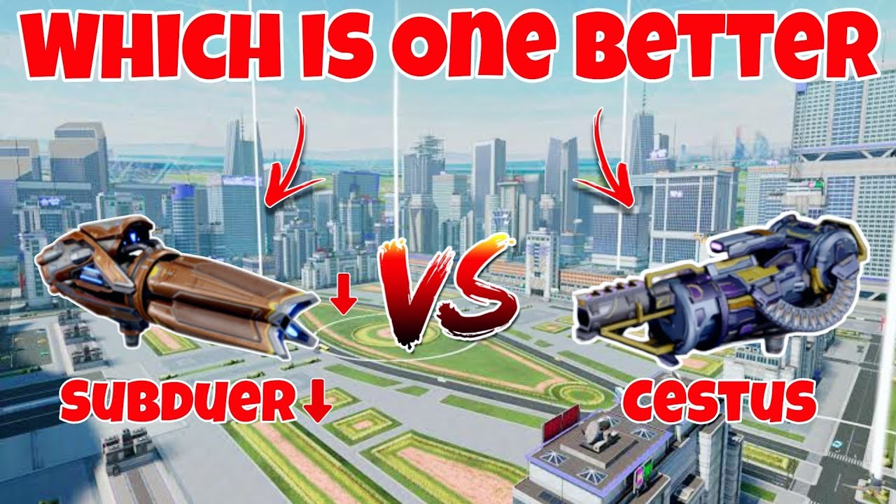 WR🔥 Subduer[Nerf] VS Cestus Robot Comparison |WAR ROBOTS|