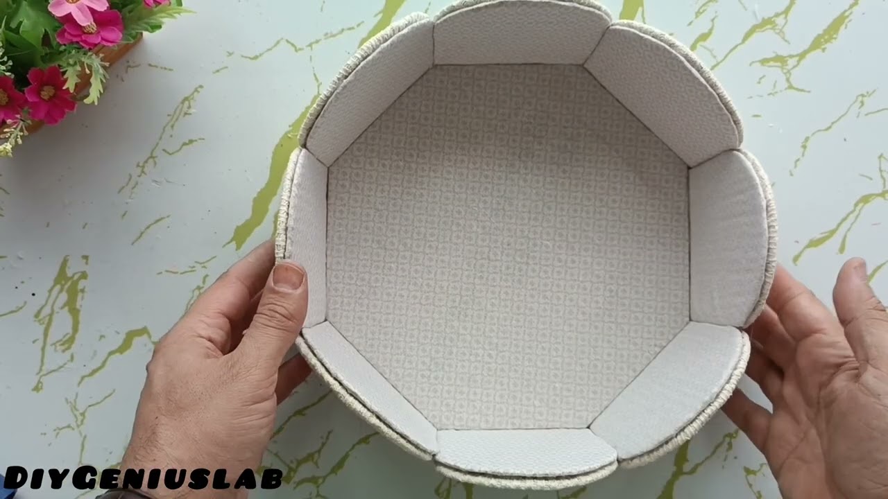 Transforming cardboard and fabric waste into luxury😍A genius recycling idea that will amaze you!