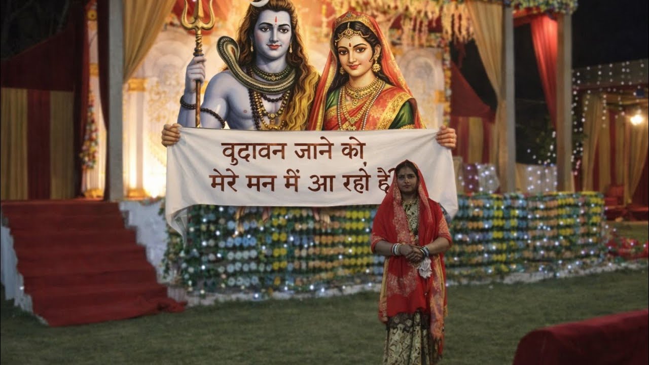 वृंदावन जाने की मेरे मन में आ रही है मोर ले चल रे गौरा बहा दुनिया जा रही है श्री राधे राधे