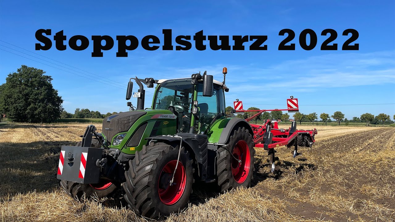 Stoppelsturz 2022 mit Fendt 724 und Horsch Terrano 4FX