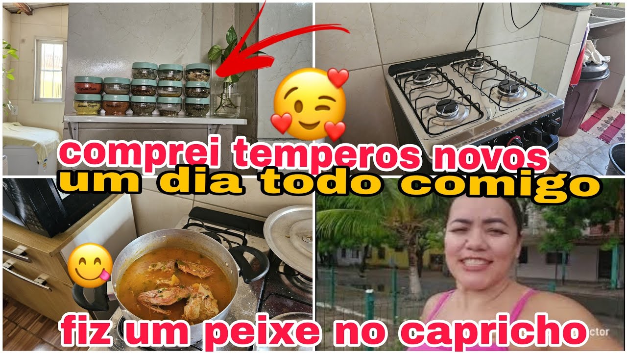 UM DIA  INTEIRO COMIGO 🫠  FIZ ALMOÇO + TEMPEROS NOVOS NO CANTINHO ❤️