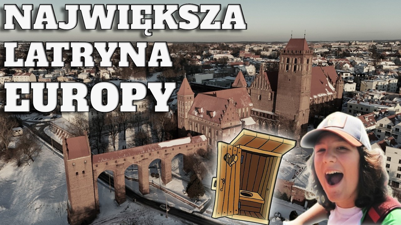 Największa latryna w Europie! Zamek w Kwidzynie dronem DJI Mini 4 Pro