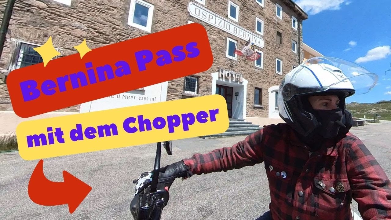 Bernina Pass mit Motorrad: bester Schweizer Pass | Schweiz | Cruiser | Chopper