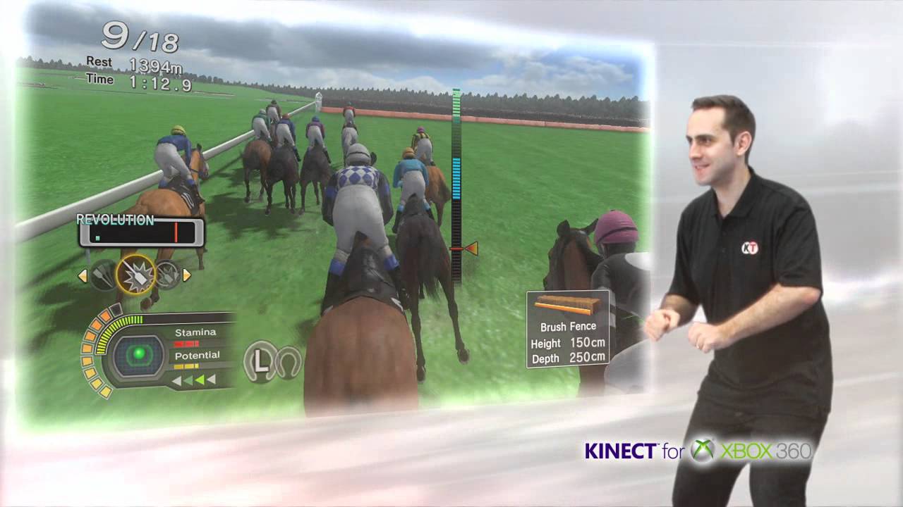CHAMPION JOCKEY: G1 JOCKEY & GALLOP RACER - TUTORIAL (WITH XBOX KINECT)