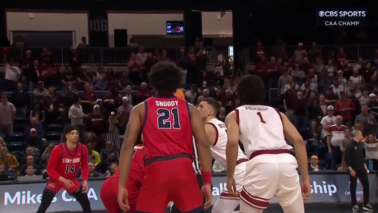 2024 Jersey Mike's CAA MBB Championship Highlights: Charleston 82, Stony Brook 79