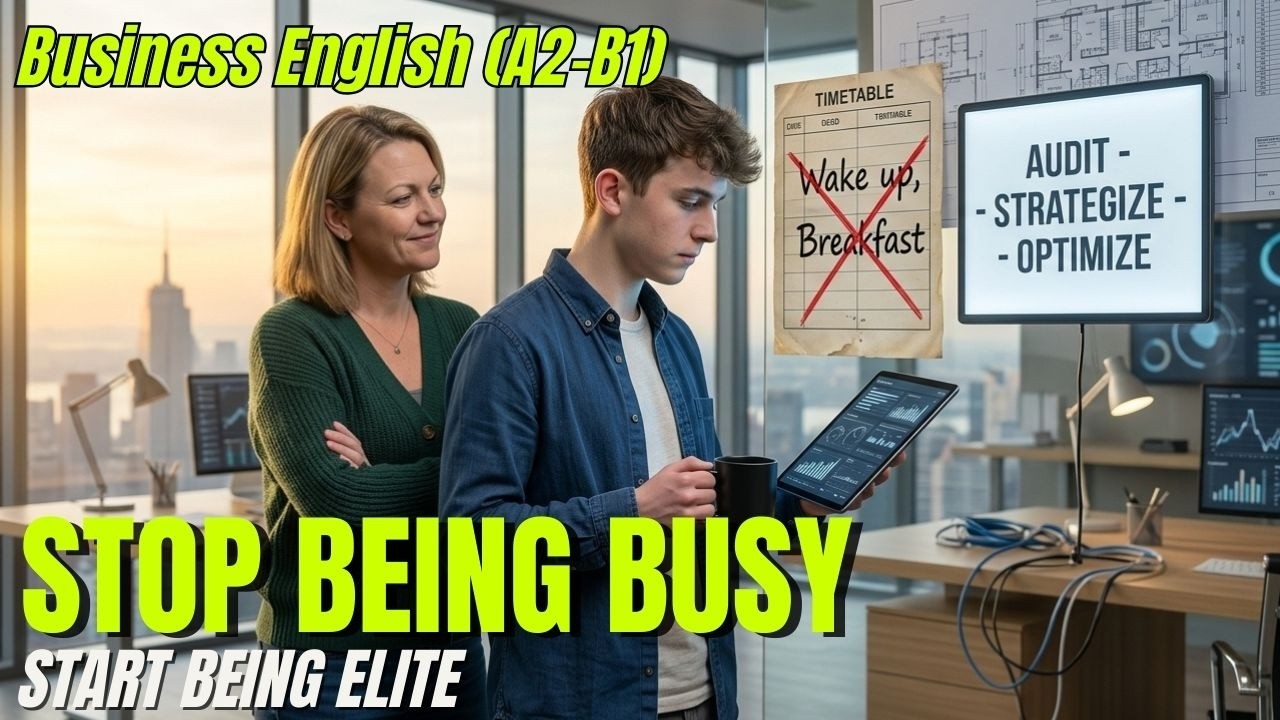 English Podcast B1: CEO Morning Habits for Managers