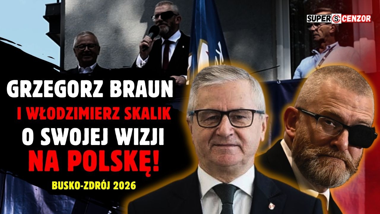Busko-Zdr&oacute;j: Grzegorz Braun i Włodzimierz Skalik z Konfederacji Korony Polskiej o wizji Polski