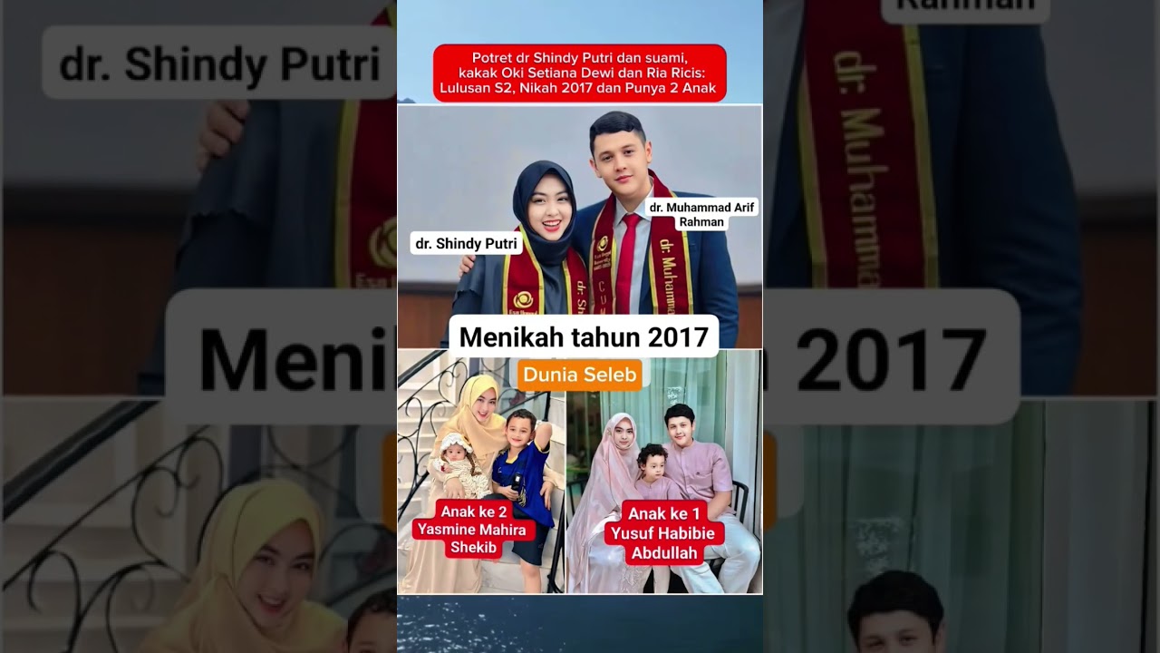 shindy putri, kakak oki setiana dewi dan ria ricis ini ternyata dokter #shortsfeed #viral #shorts