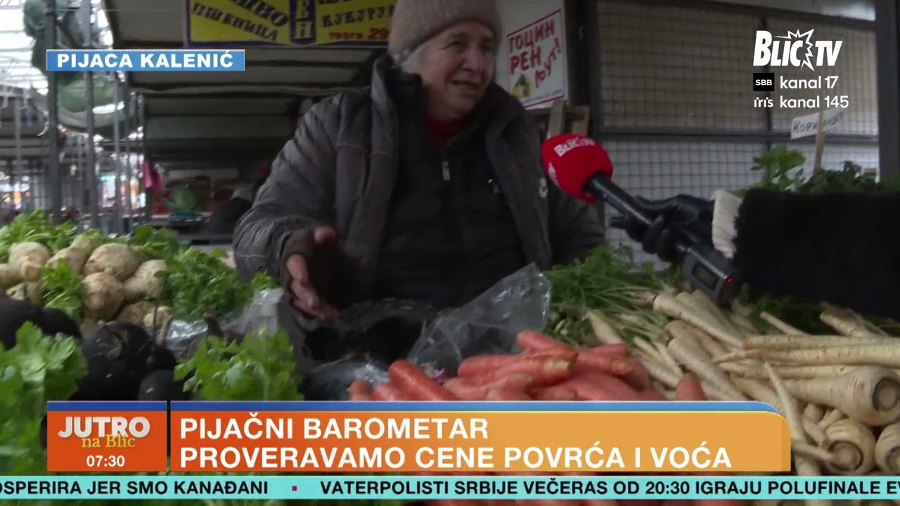 ŠOK: Poznata pijaca skoro prazna, prodavci 