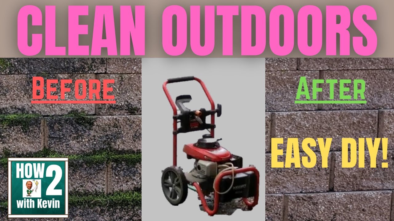 How To Clean Outdoor Spaces with a Pressure Washer: DIY (See the Results!)