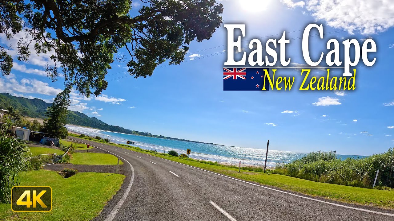 Stunning Scenery while driving along the Pacific Coast Highway on New Zealand's North Island