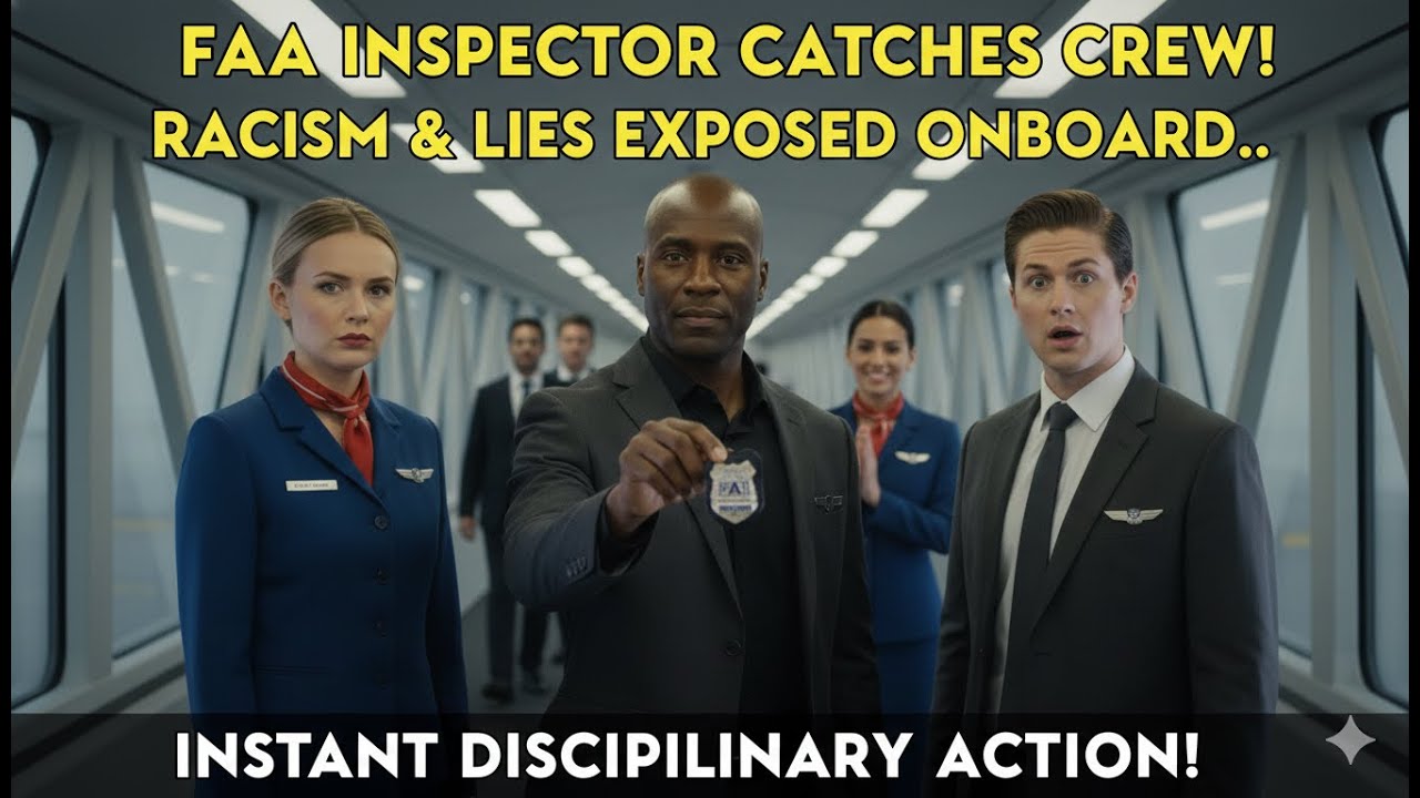 Racism on a Plane &mdash; FAA Inspector Delivers Instant Justice #racism #inspiration #justice #black