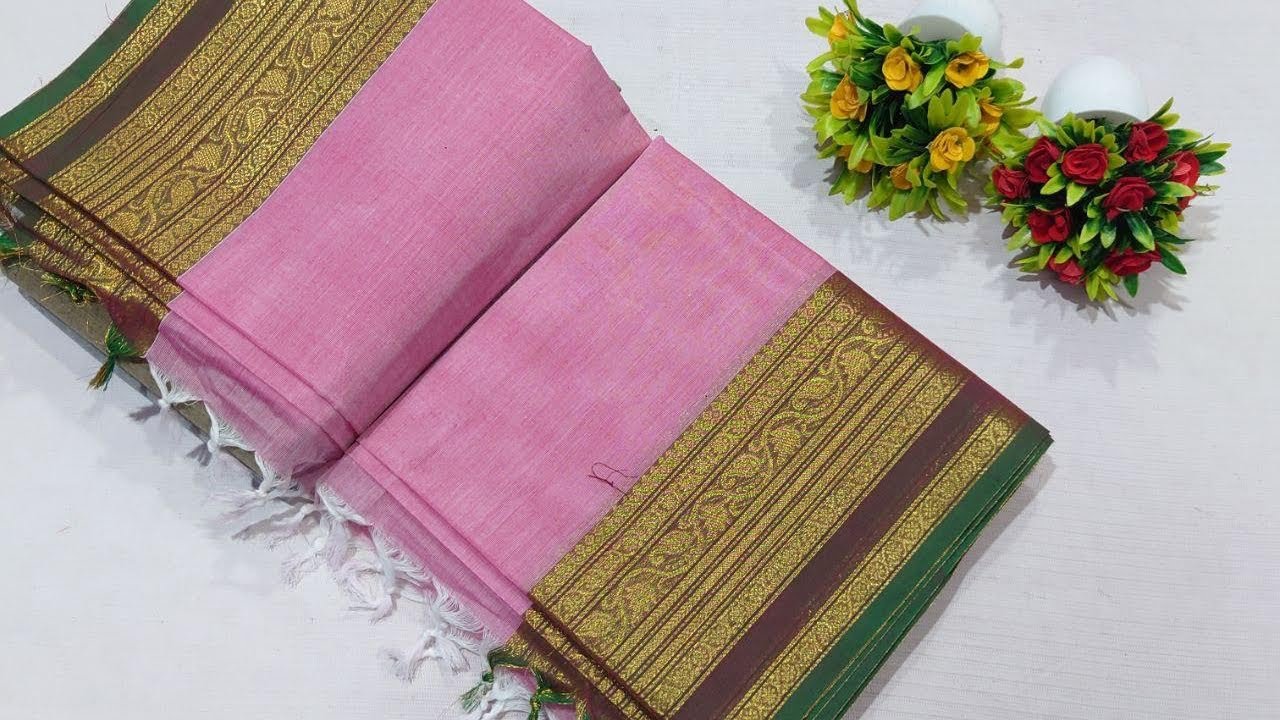 Kanchi Cotton Sarees | 💰 ₹799 | WhatsApp - 8344378186  