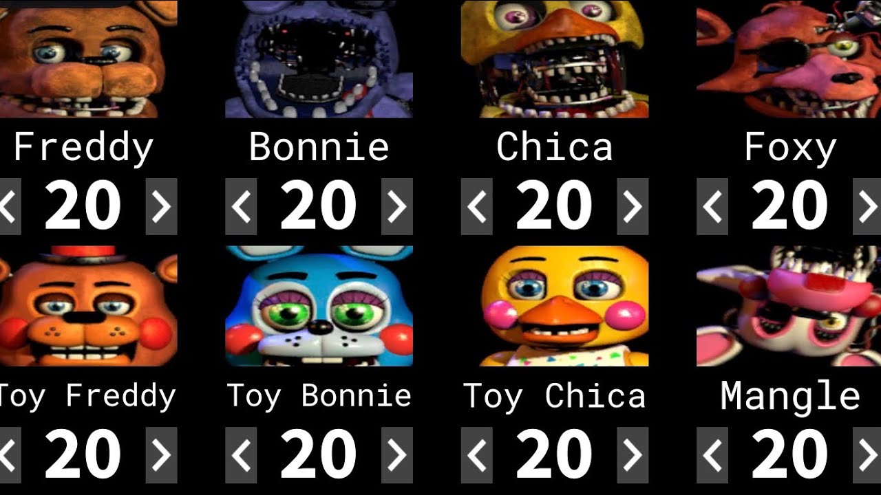 HARDEST CHALLENGE EVER! Golden Freddy Mode/ 10/20 mode