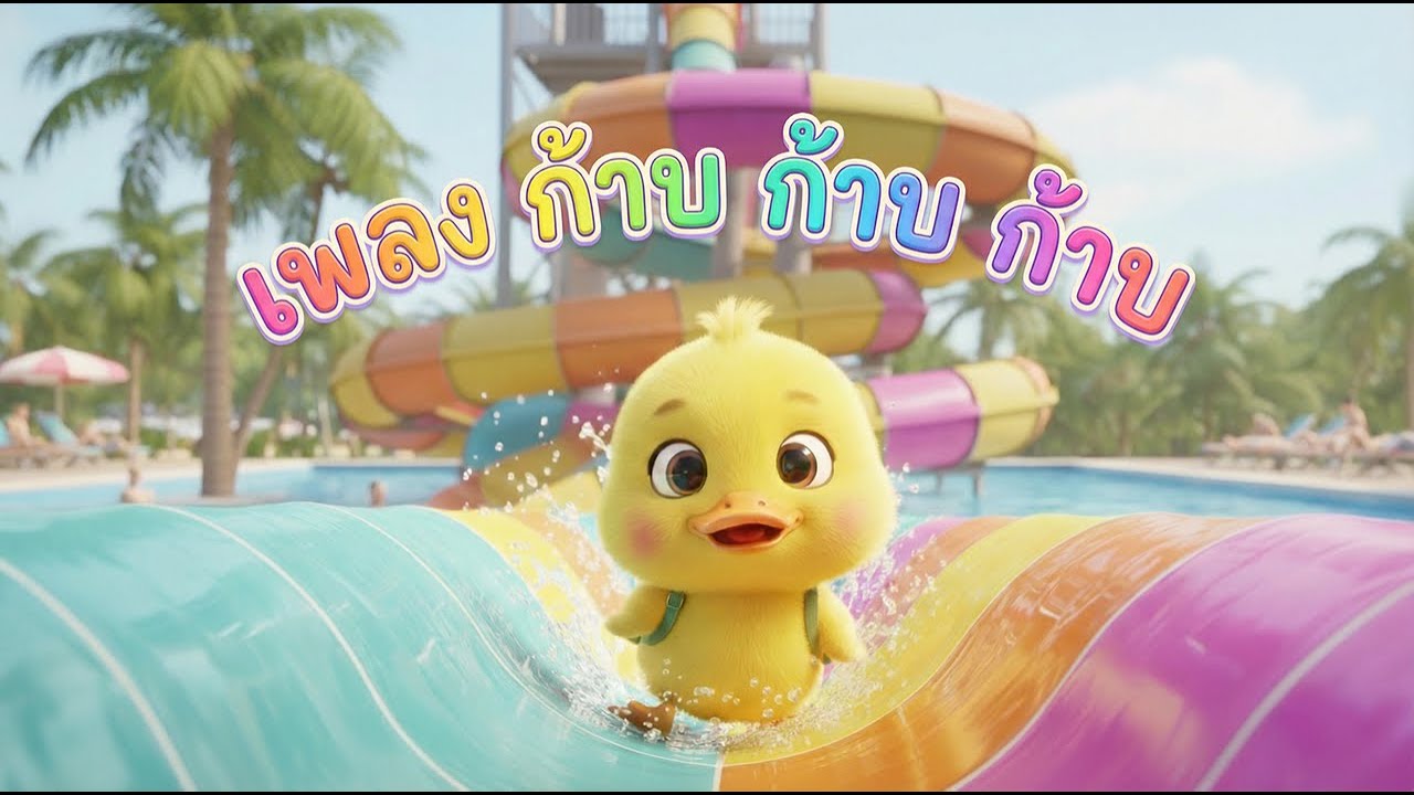 เป็ดอาบน้ำในคลอง l เพลงเด็กอนุบาล