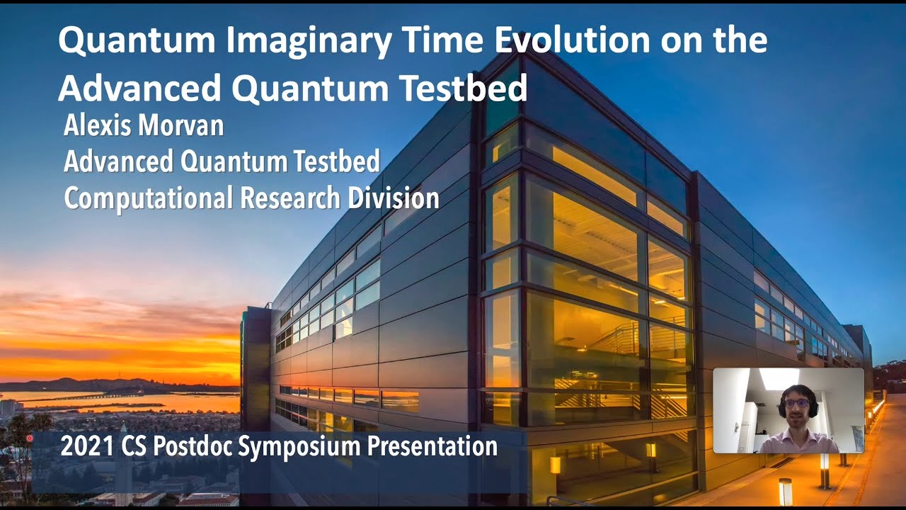 Quantum Imaginary Time Evolution on the Advanced Quantum Testbed