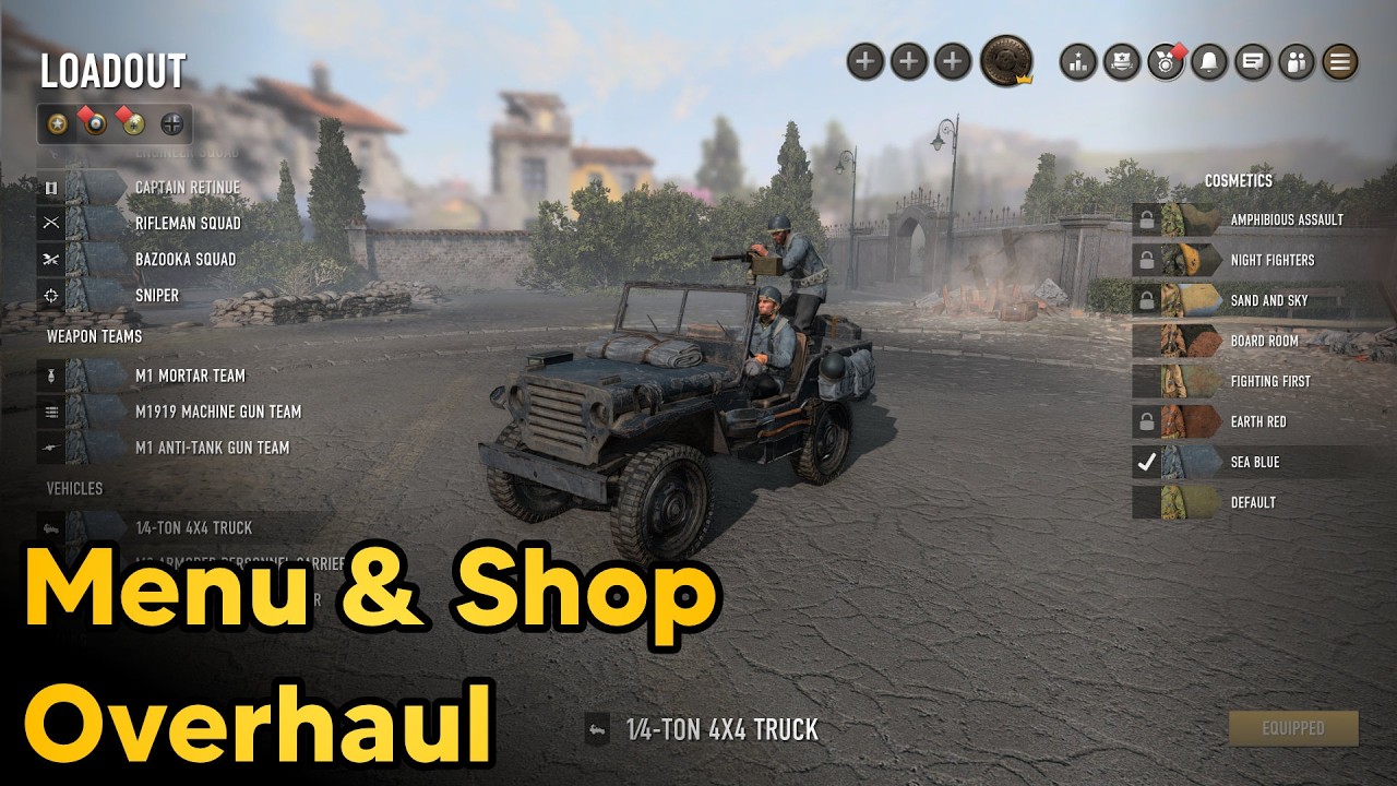 New Menus & Maps - COH3 Patch 2.3.0