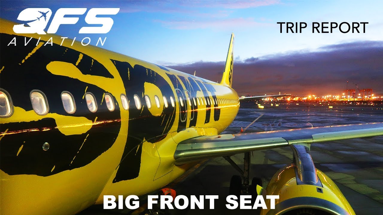 TRIP REPORT | Spirit Airlines - A320 - Las Vegas (LAS) to Newark (EWR) | Big Front Seat