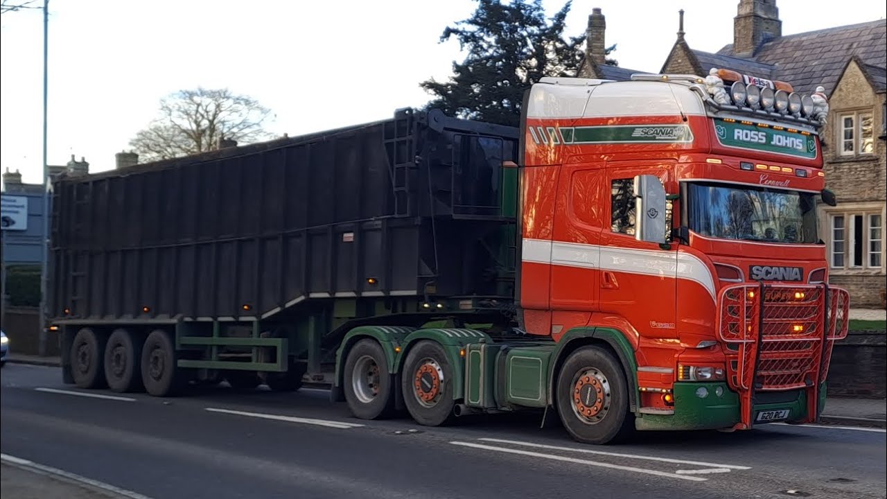*SIDEPIPE* Truckspotting in Wilton 12/02/2024