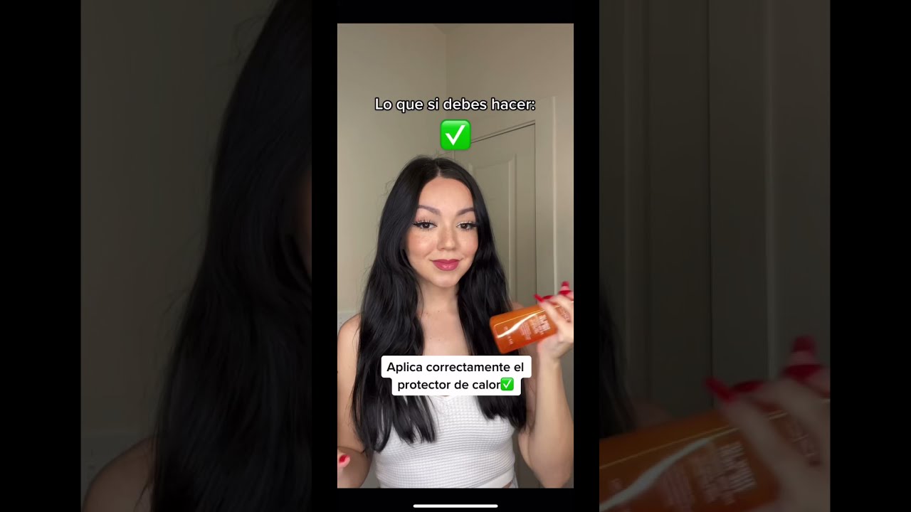 Como usar un protector de calor correctamente! #tutorial #cabello #belleza
