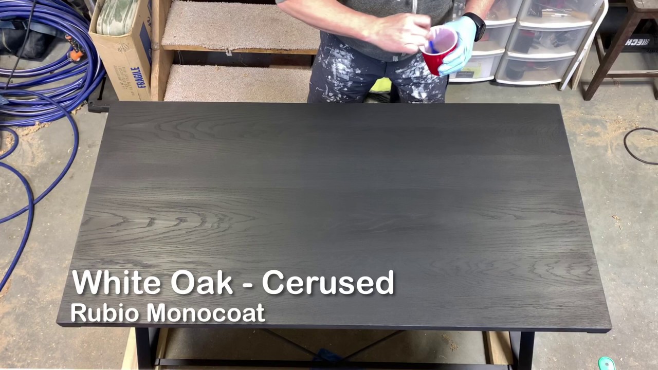 Cerused White Oak - Rubio Monocoat Oil Plus 2C White