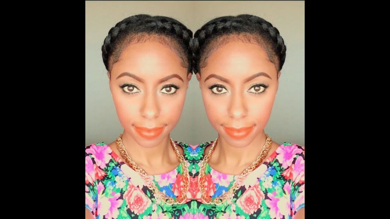 halo braid tutorial on natural hair || plus bonus hairstyle!!
