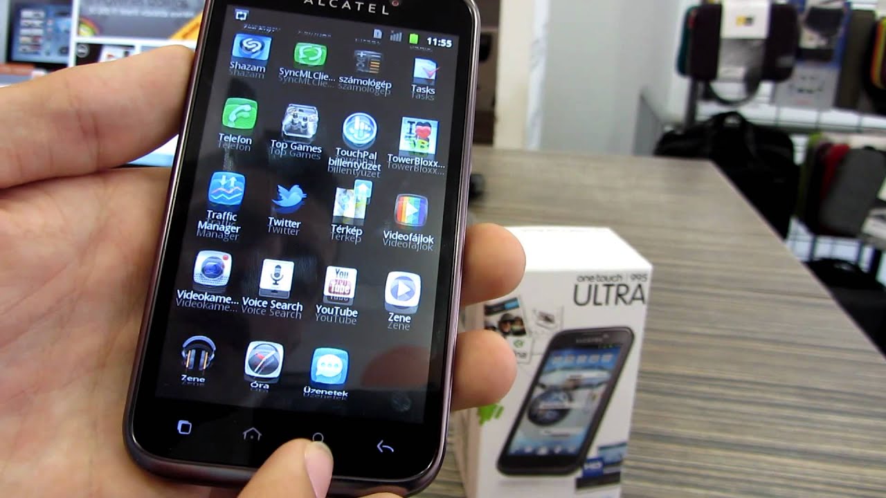 Alcatel OT-995 Ultra okostelefon bemutat&oacute; vide&oacute; - mobilxTV