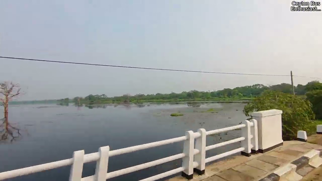 Natural Beauty + Speed and Relaxing Bus Ride Experience on Puttalam A12 Anuradhapura HighWay