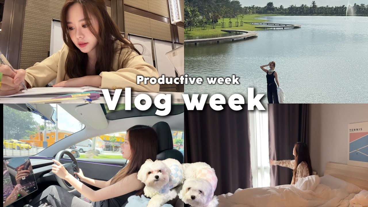 Vlog Week เที่ยวนครปฐม, ใช้แต่ละวันให้คุ้มค่า, ทำงาน ไปคาเฟ่ เรียนหนังสือ | life in Bangkok
