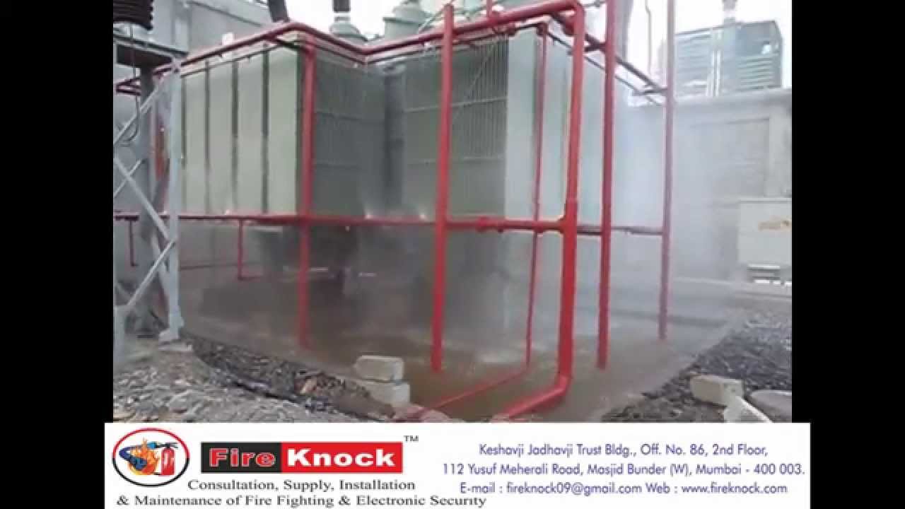 HIGH VELOCITY WATER SPRAY SYSTEM - FIRE KNOCK