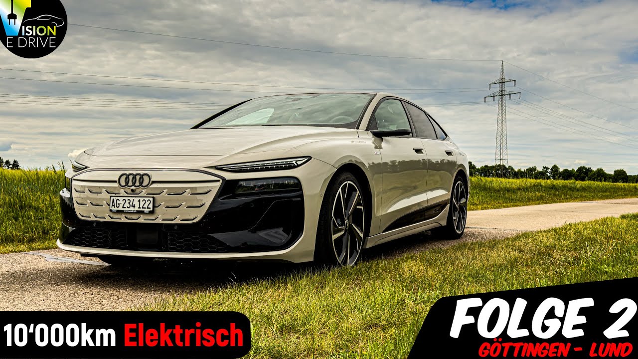 Probleme beim Länderwechsel in Dänemark? Ladeplanung... - XXL Audi A6 e-tron Roadtrip - Folge 2