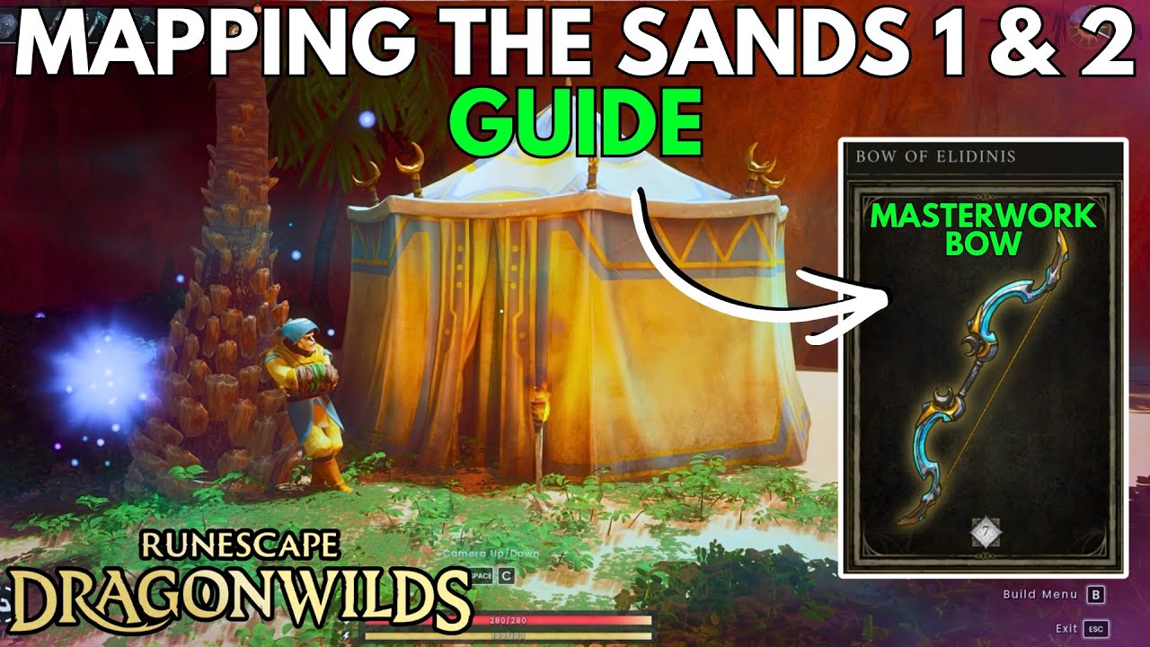 RuneScape Dragon Wilds: Исследование песков 1 и 2 (Все местоположения спрайтов)