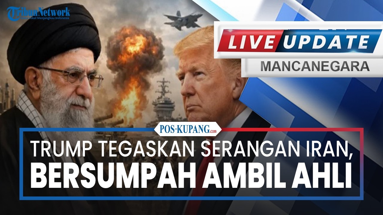 🔴Trump Tegaskan Serangan Iran, Bersumpah Ambil Apapun yang Tersisa, Kapal Induk Kedua Siap Berangkat