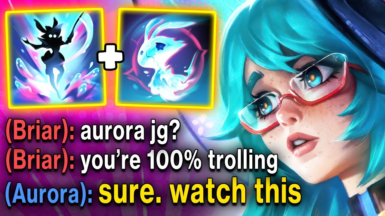 When no one believes Aurora jungle is OP so you 1v9
