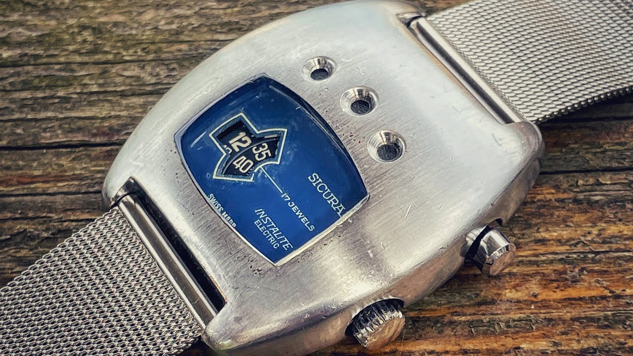 Crazy Retro 70s Jump Hour Watch Restoration - Sicura