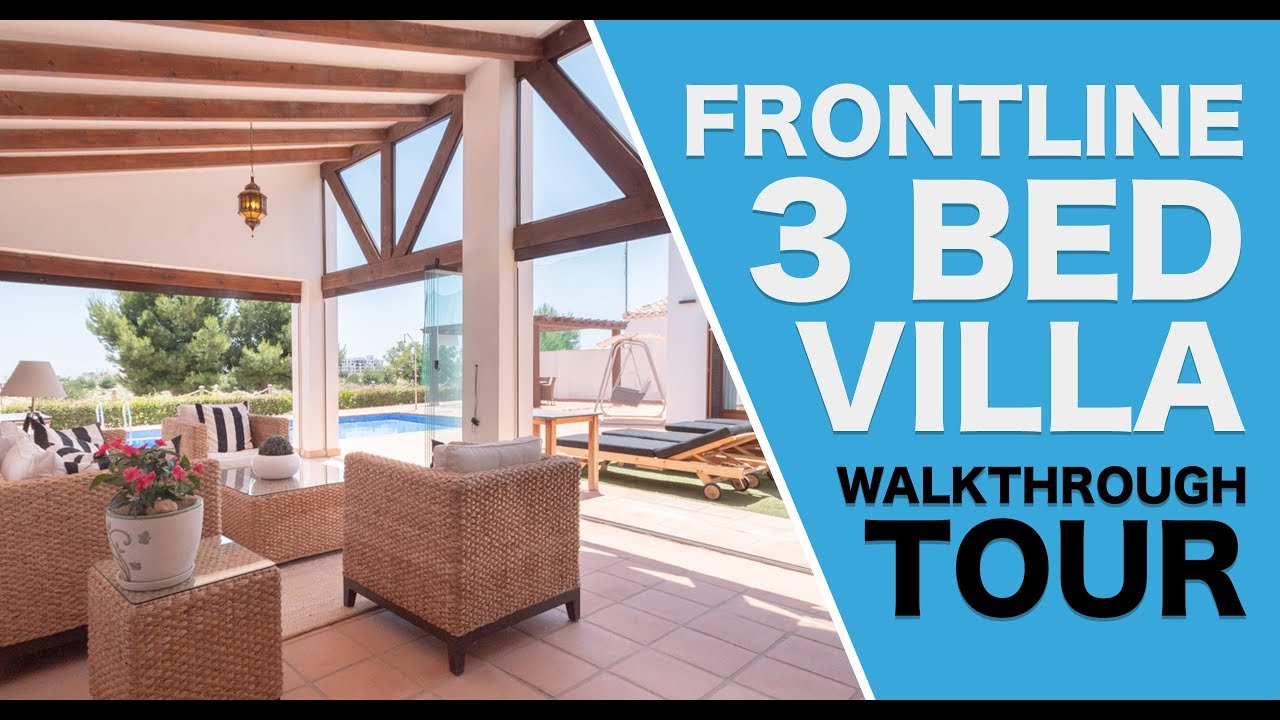 Large Frontline Golf Villa Walkthrough Tour on El Valle Golf Resort