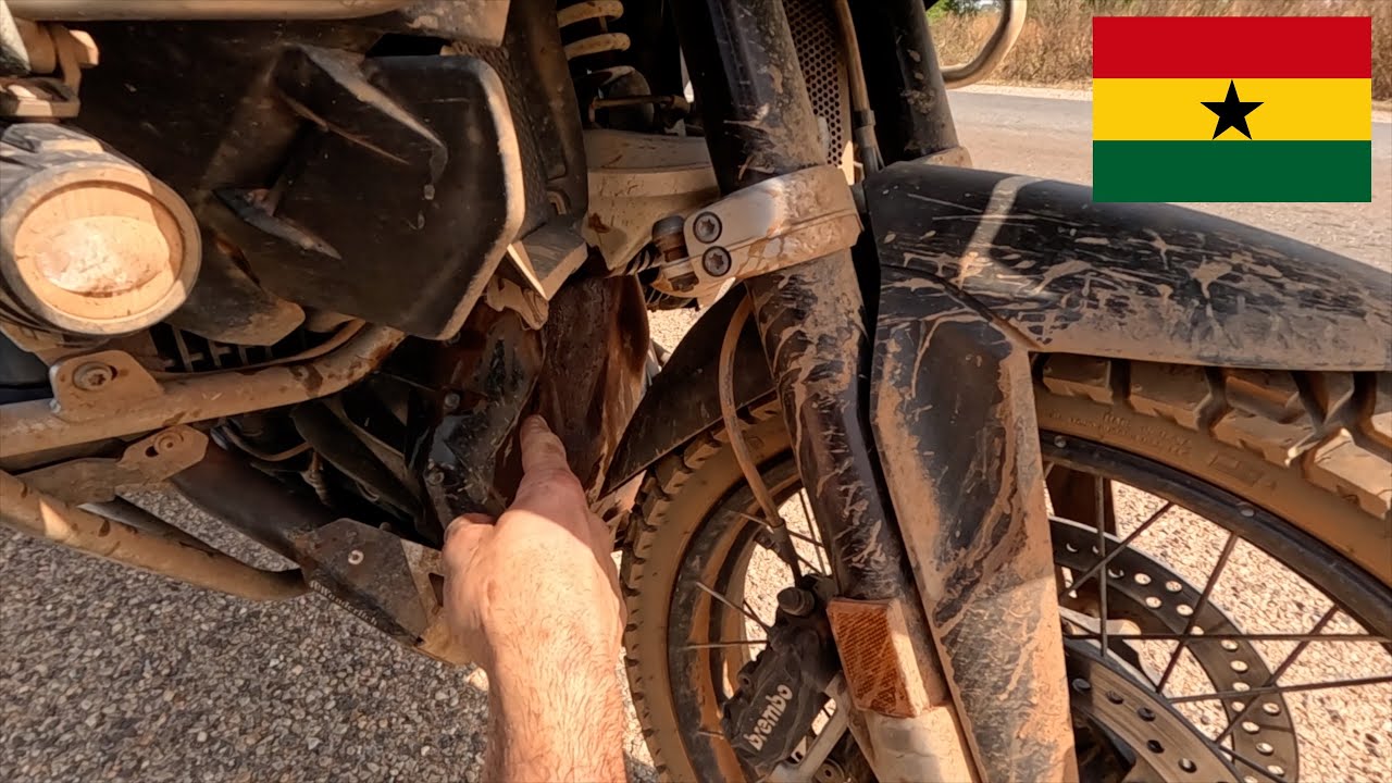 Fin de la primera parte, la suspension de mi R1200GSA destrozada: África - E31