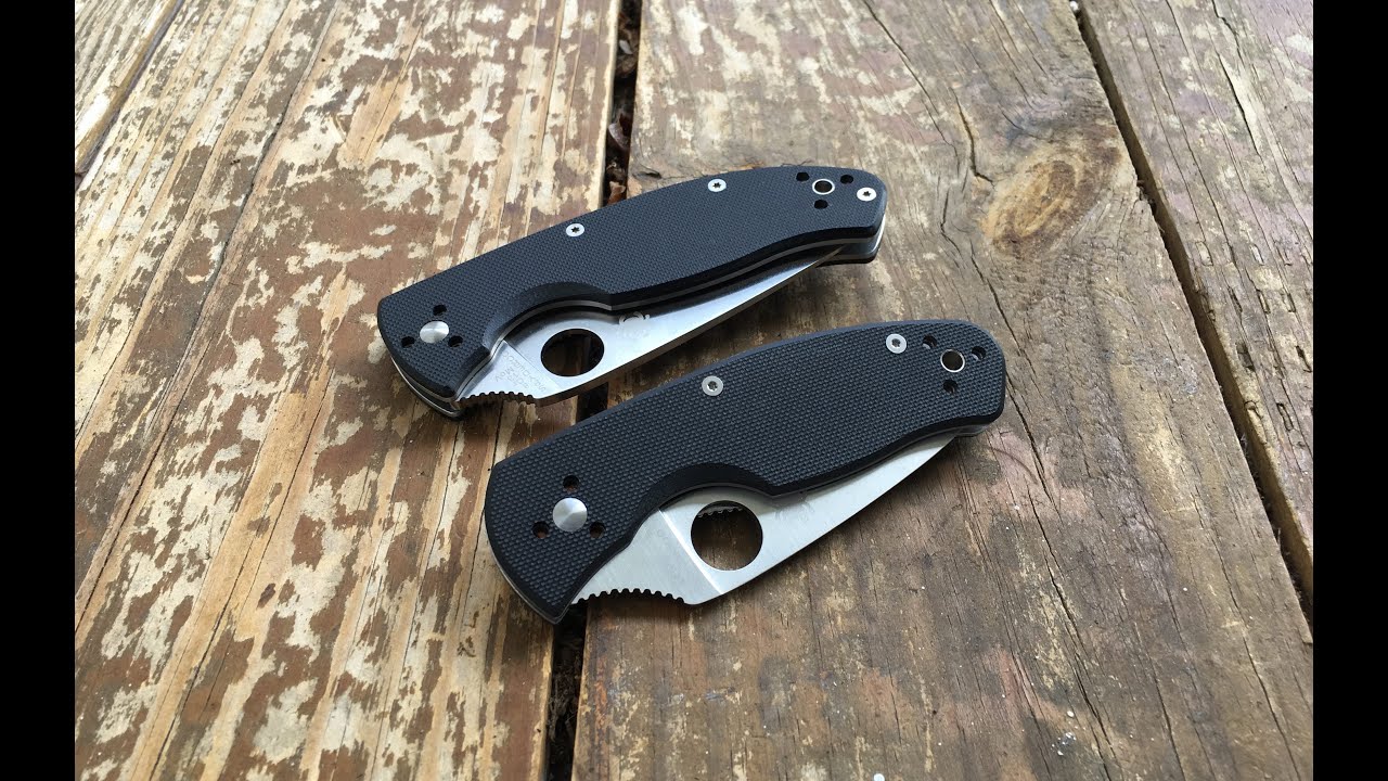 The Spyderco Tenacious and Persistence: The Combined Nick Shabazz Review