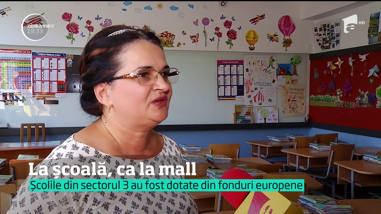 La şcoală, că la mall