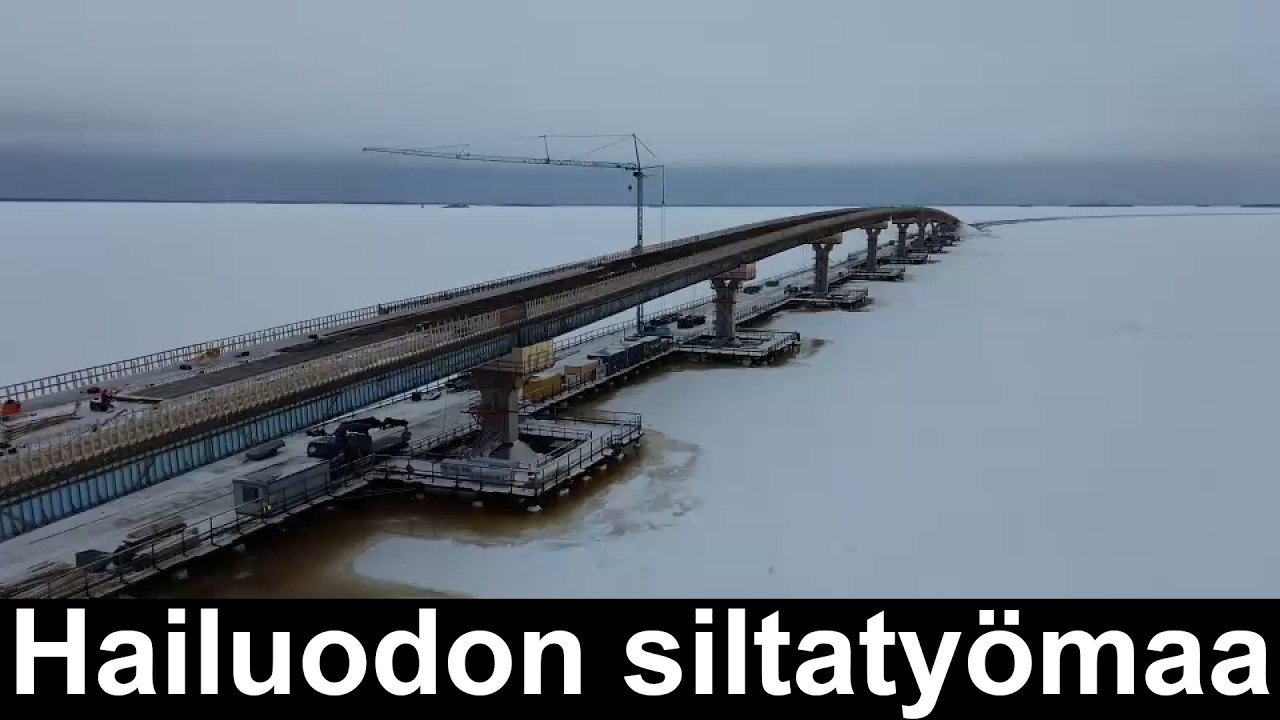 Hailuodon siltatyömaa 21.2.2026