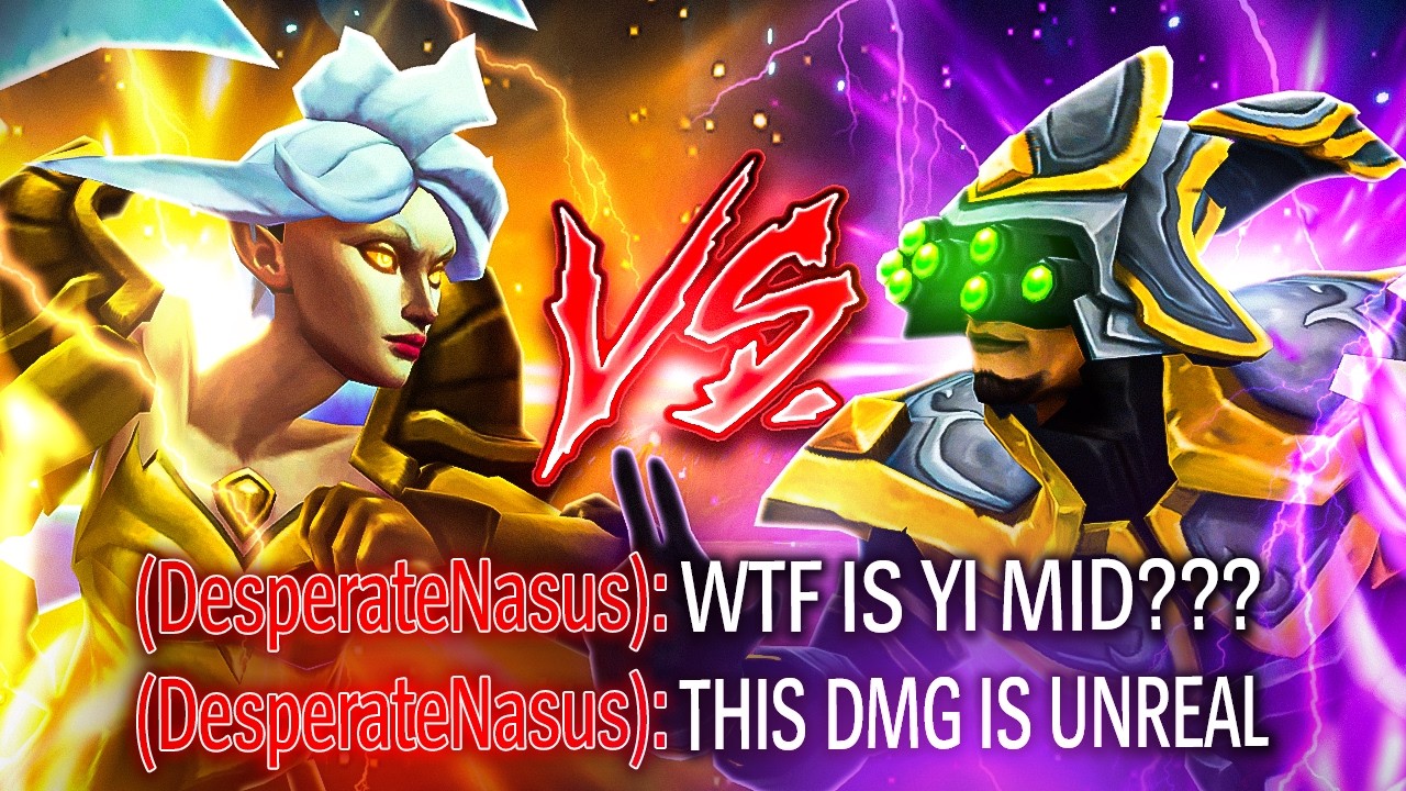 MASTER YI MID VS THE RANK 1 KAYLE IN THE WORLD ( CRAZY 1V1S )