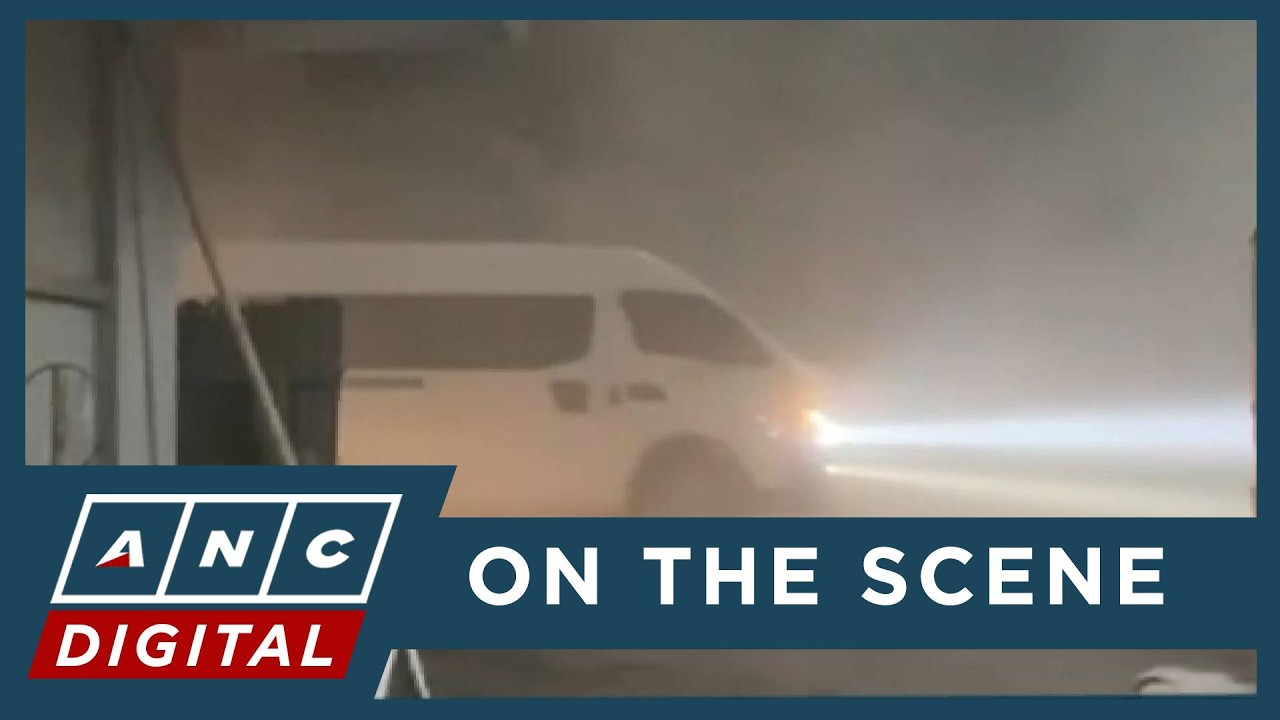 WATCH: Authorities urge caution in Albay amid thick ashfall, reduced visibility | ANC