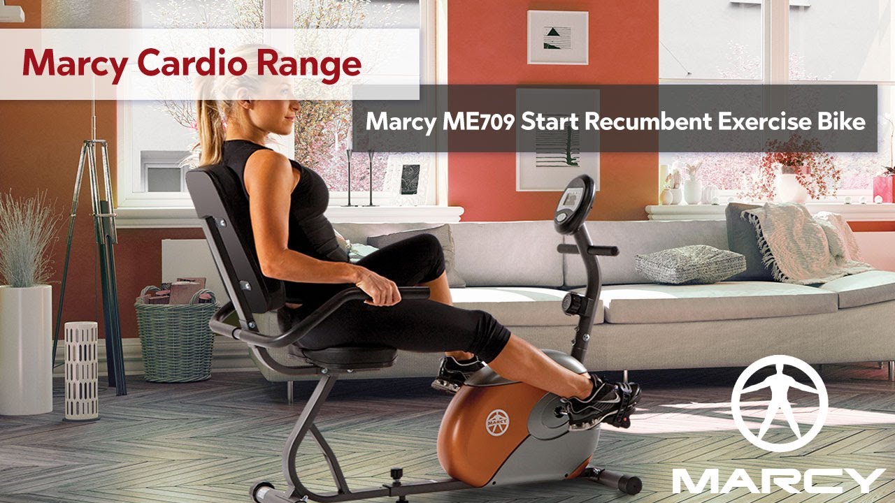 Marcy ME709 Start Recumbent Magnetic Exercise Bike
