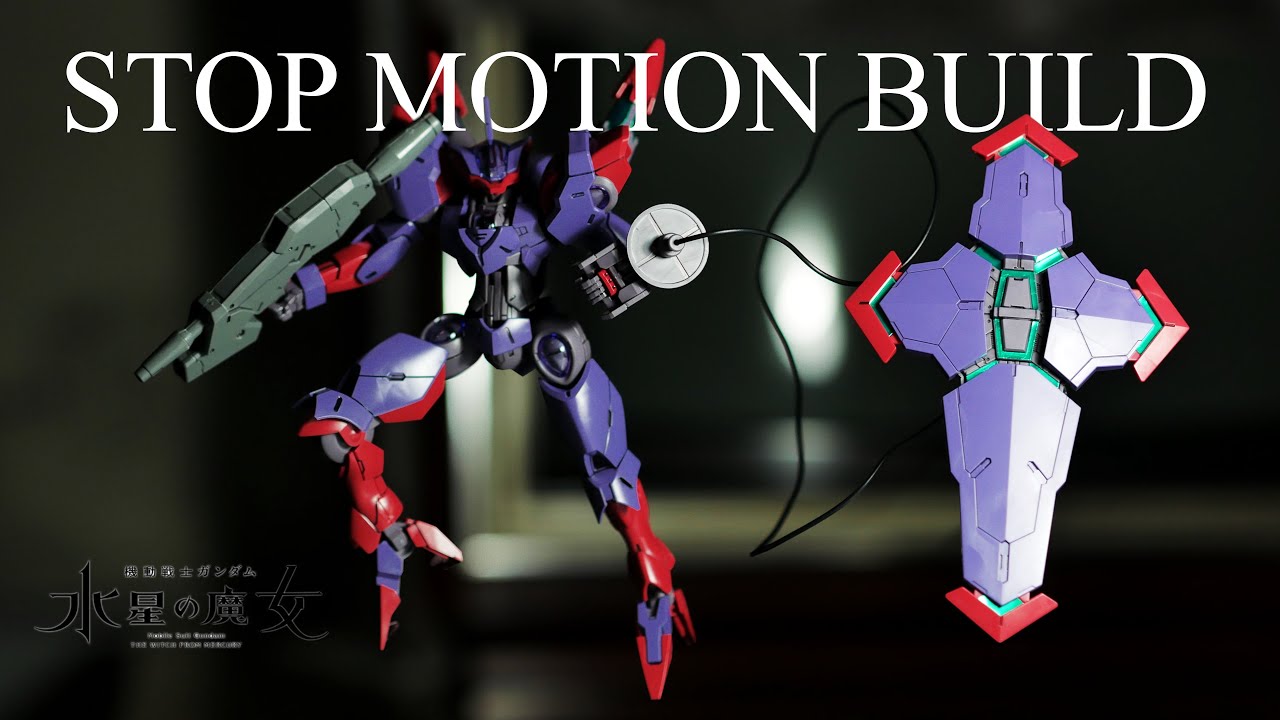 HG Beguir-Pente ベギルペンデ Stop Motion Build #gundam #witchfrommercury