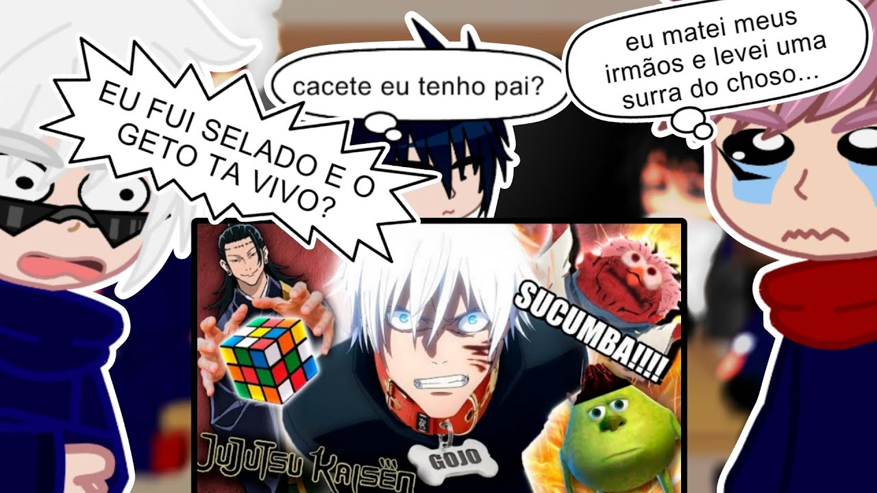 JUJUTSU KAISEN REACT BAGUNCINHA EM SHIBUYA//TsukiUraya||Gacha Club. Rap do Sukuna