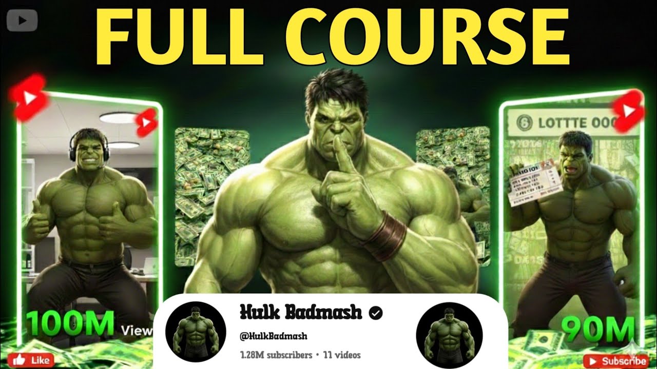 How To Create HULK AI Videos 🔥 | Hulk AI Video Kaise Banaye | Viral AI Video Tutorial 2026